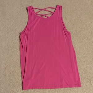 Vibrant Pink Kids Tank Top